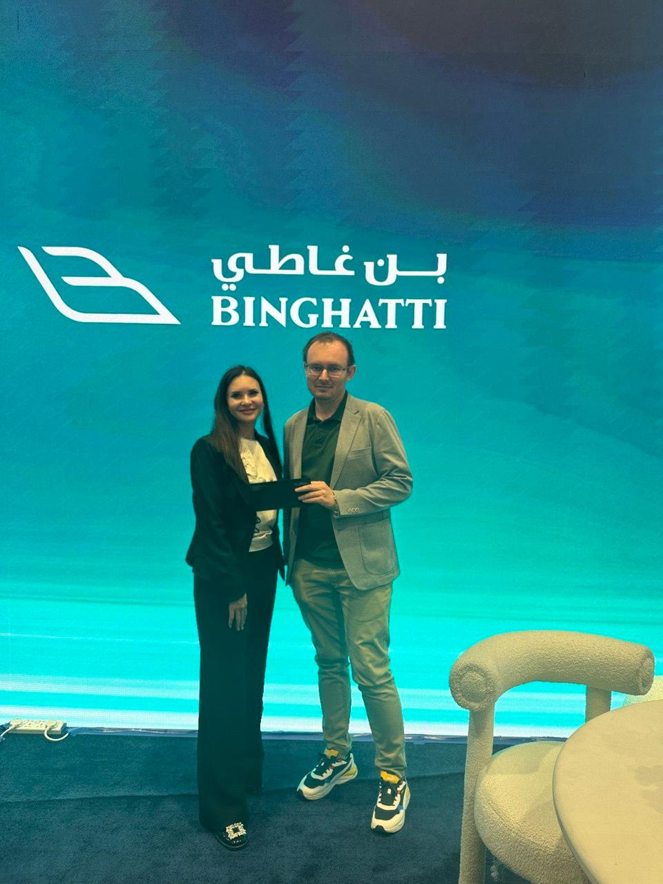 At a Binghatti developer event